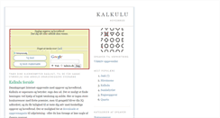 Desktop Screenshot of kalkulu.dk